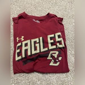 Dark red under armour Eagles T shirt